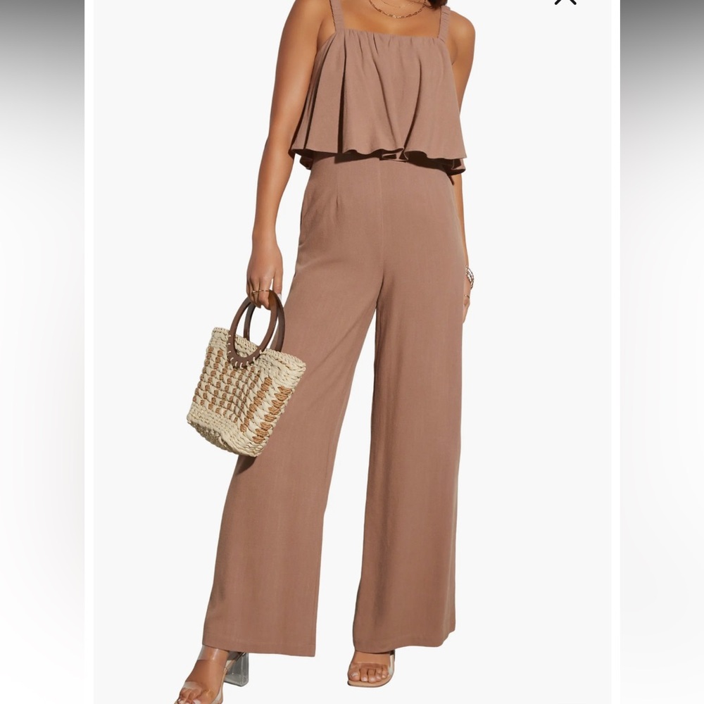 Itzel Wide Leg Jumpsuit-Small